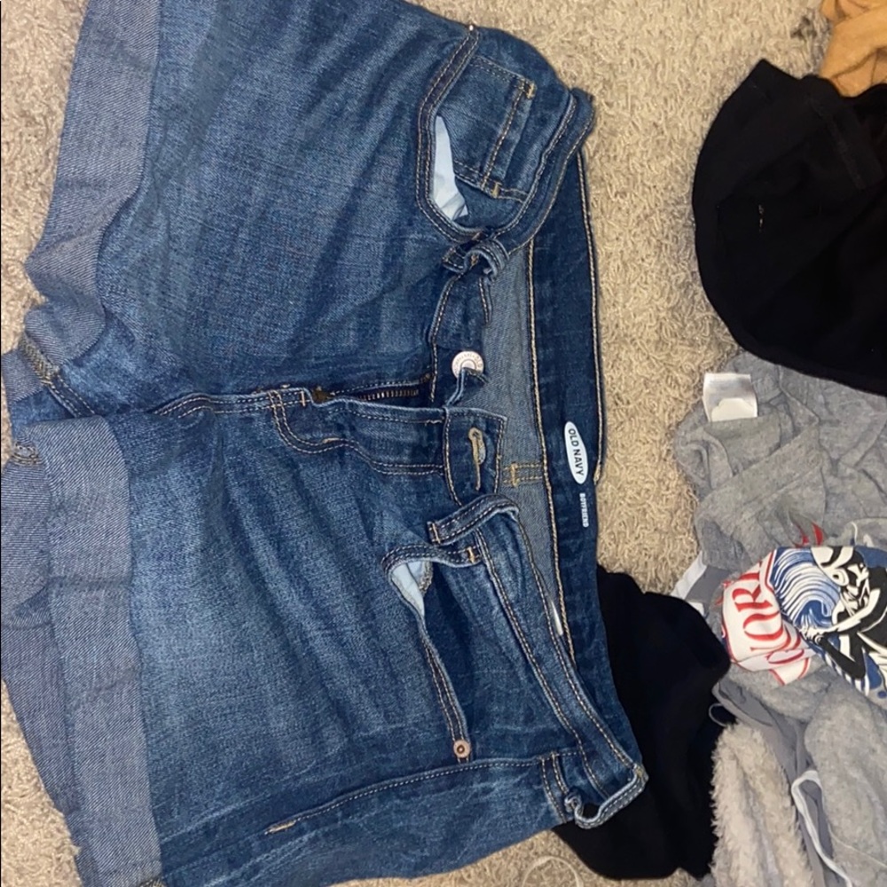 old navy boyfriend jean shorts